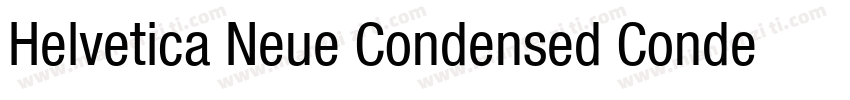 Helvetica Neue Condensed Condensed Reg字体转换